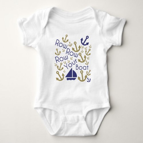 Row Your Boat Baby Bodysuit