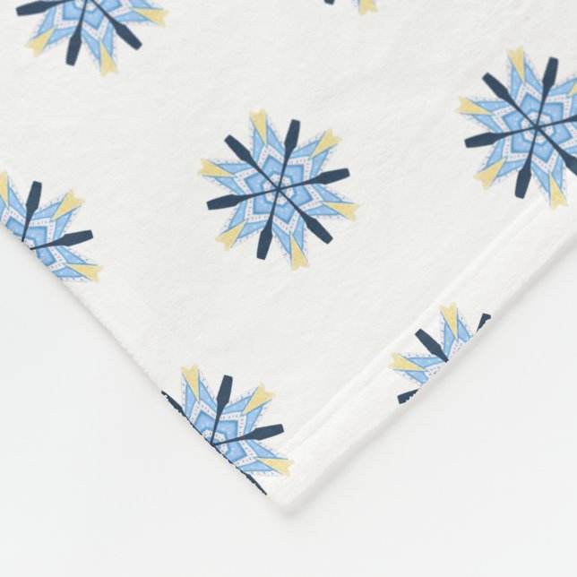 Row Your Stars Fleece Blanket (Corner)