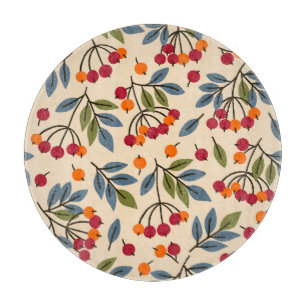 Rowan Branches: Textile Vintage Charm Cutting Board