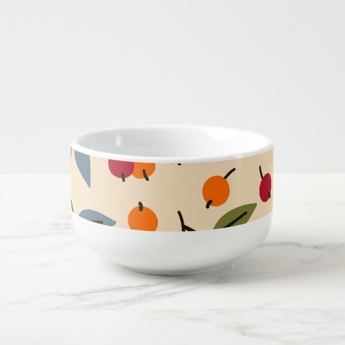 Rowan Branches Textile Vintage Charm Soup Mug