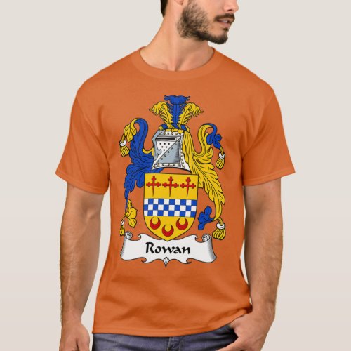 Rowan Coat of Arms Family Crest  T_Shirt