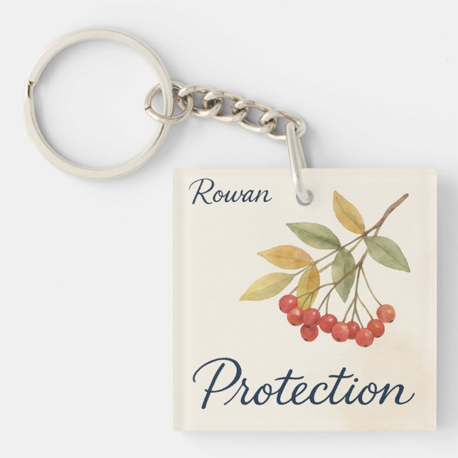 Rowan Protection Keychain (Front)