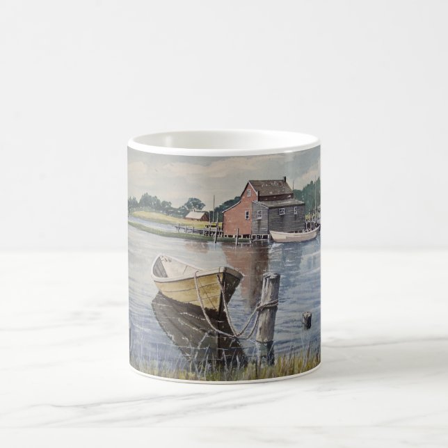 Rowboat on the Lake- mug (Center)