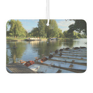 Rowboats Boats on the River Stratford Upon Avon UK Car Air Freshener