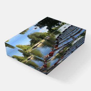 Rowboats on the River Avon, Stratford-Upon-Avon UK Paperweight