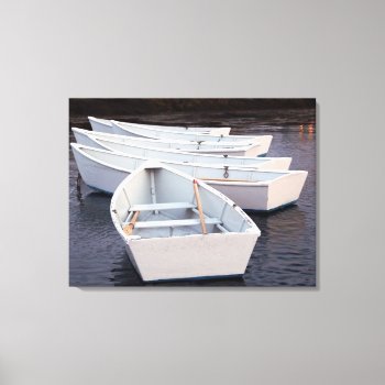 Rowboats Wrapped Canvas Print by artinphotography at Zazzle