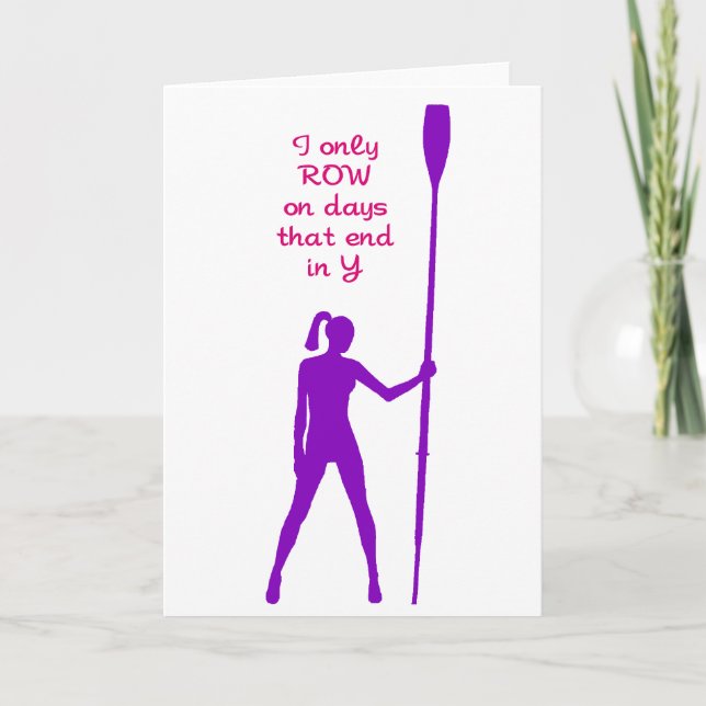 RowChick Days Card (Front)