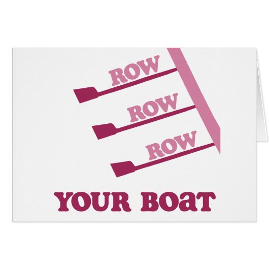 RowChick Row Row Row Your Boat Cards (Front Horizontal)