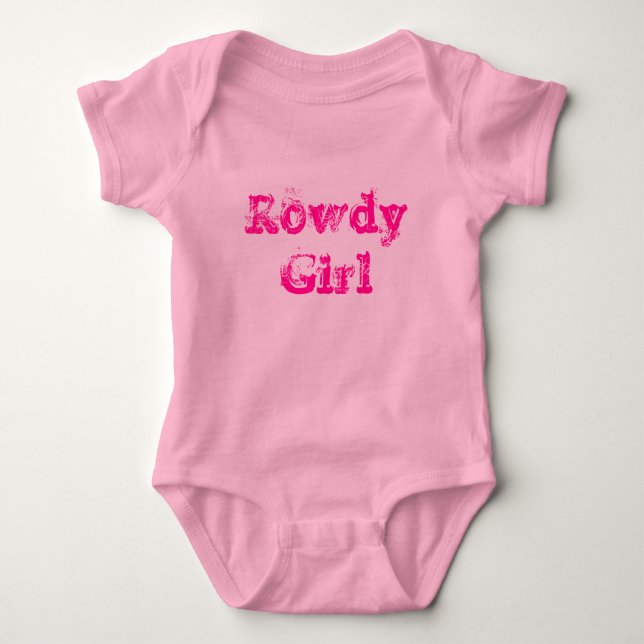 Rowdy Girl Baby Bodysuit (Front)
