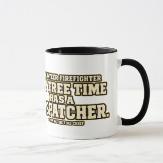 Rowdy Volunteer Firefighter Free Time Dispatcher Mug