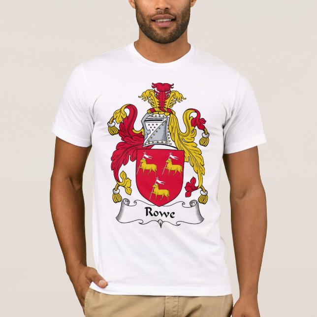 Rowe Family Crest T-Shirt (Front)