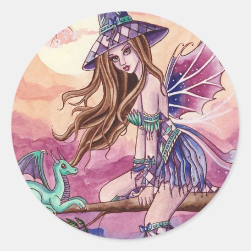 Rowenia _ Witch and Dragon Sticker