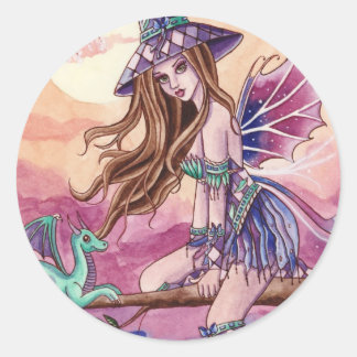 Rowenia - Witch and Dragon Sticker