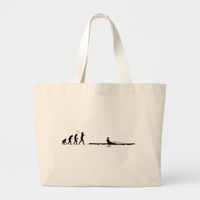 Rower Large Tote Bag (Front)