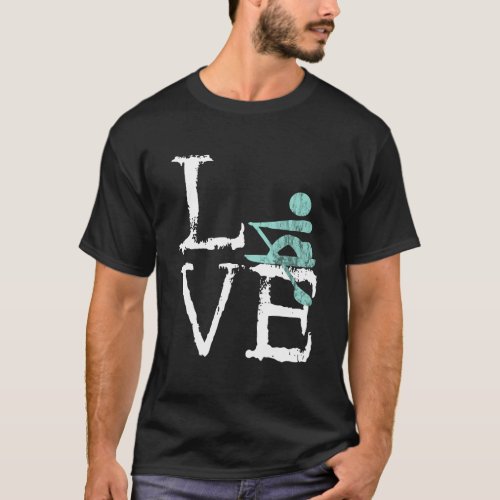 Rower Love Rowing Teams Coxswains Paddlers Crew Sc T_Shirt