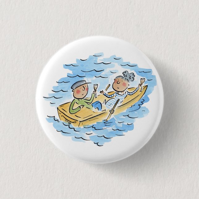 Rowing Boat Button (Front)