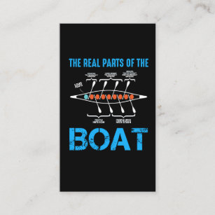 Rowing boat Gift for rower canoe kayak Water sport Business Card
