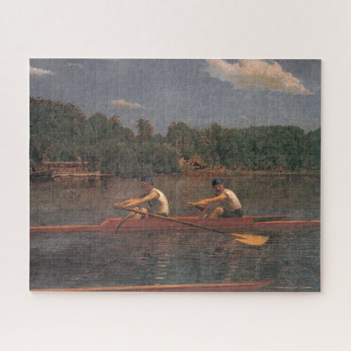 Rowing Boat Race on the River by Thomas Eakins Jigsaw Puzzle