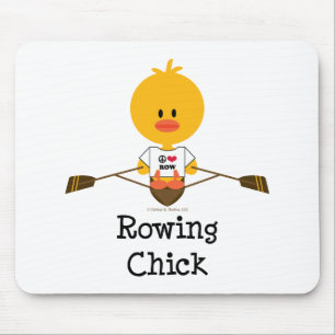 Rowing Chick Mousepad