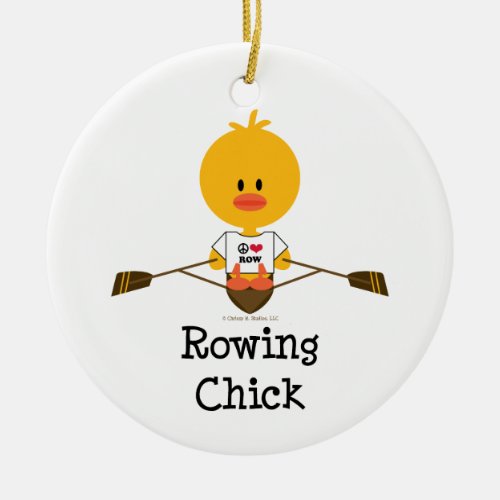 Rowing Chick Ornament