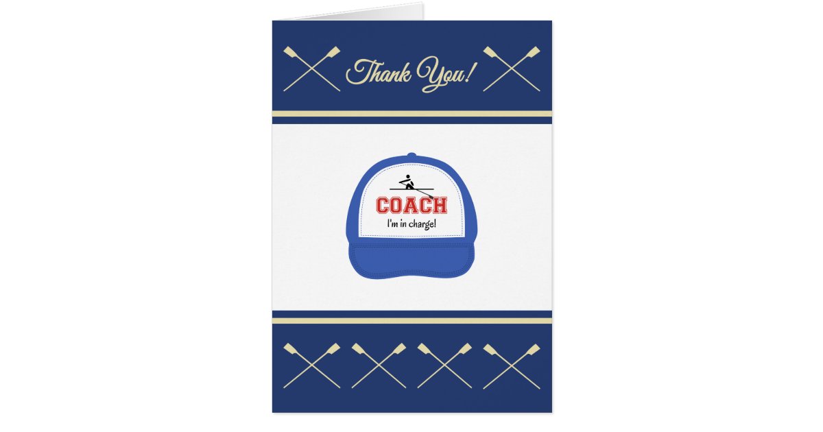 thank you card for coach