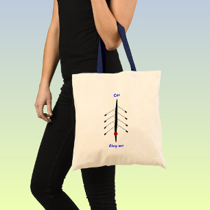Rowing cox obey me slogan tote bag