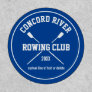Rowing Crew Club Your Team Color Text Custom Patch