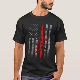 Rowing Flag Rowing Boat Flag T-Shirt