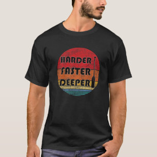 Rowing Harder Faster Deeper Dragon Boat Racing T-Shirt