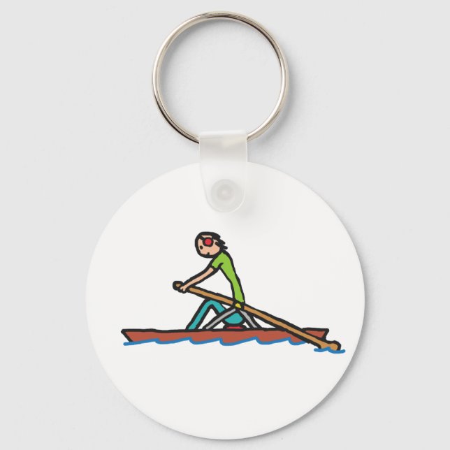 Rowing Keychain (Front)