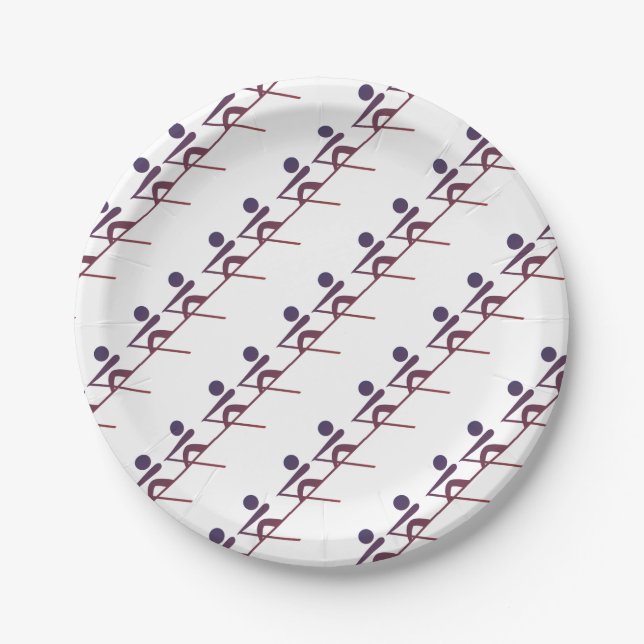Rowing Paper Plates (Front)