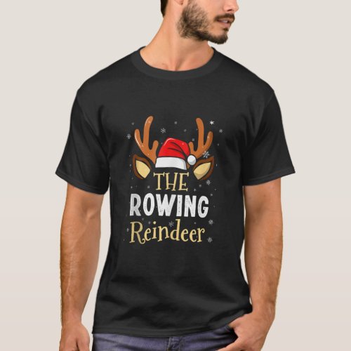 Rowing Reindeer Family Matching Christmas Outfit 2 T_Shirt