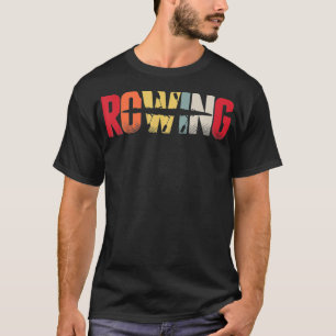Rowing Retro Rower Rowing Boat Sport Gift T-Shirt