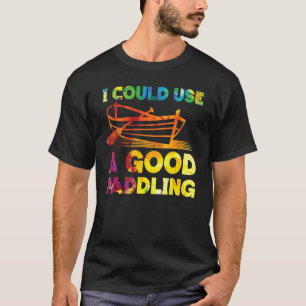 Rowing Row Boat Watercolor Rainbow I Could Use A G T-Shirt