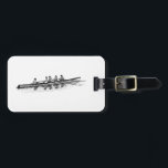 Rowing Rowers Crew Team Water Sports Luggage Tag<br><div class="desc">Water Sports- Rowing - Vintage Rowers / Crew Team ========== Customizable invitations and accessories with a Vintage Drawing of a crew team / rowers. You can easily customize these products by adding text fields, removing existing text fields, changing design images or adding additional images of your choice. You can also...</div>