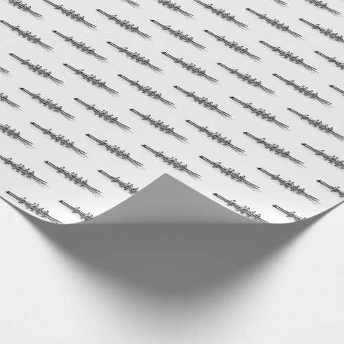 Rowing Rowers Crew Team Water Sports Wrapping Paper