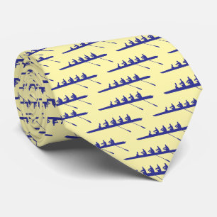 Rowing Rowers DIY Colors 4 Crew Team Lt Ylo Dp Blu Neck Tie