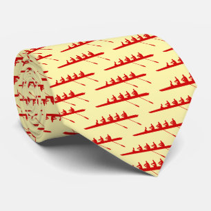 Rowing Rowers DIY Colors 4 Crew Team Lt Ylo Red Neck Tie