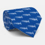 Rowing Rowers White Crew Team Water Sports #3 Blue Neck Tie