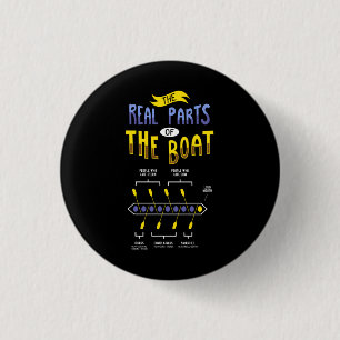 Rowing Rowing Boat Button