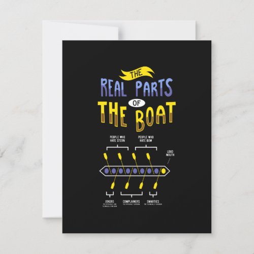 Rowing Rowing Boat  Card