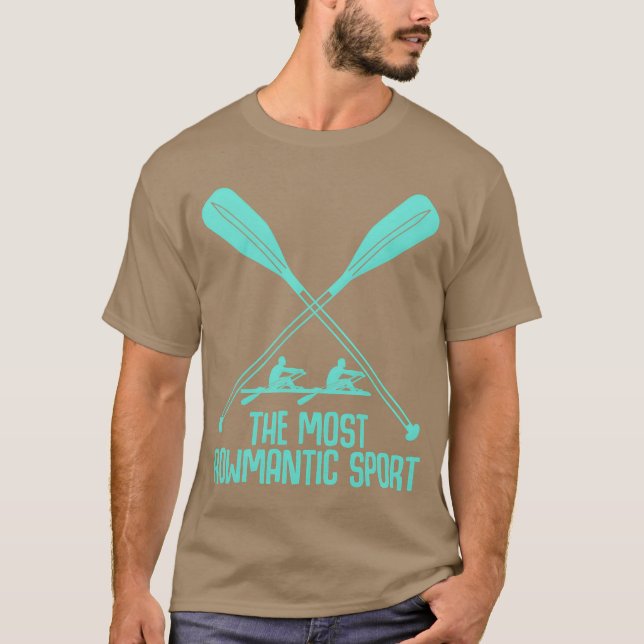 Rowing Sports Row Rowing Boat retro family T-Shirt (Front)
