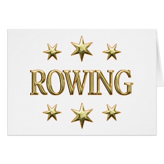 Rowing Stars Cards (Front Horizontal)