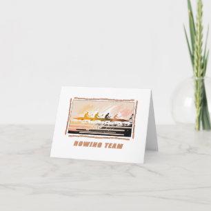 Rowing Team 1 - A Rowing Design Card