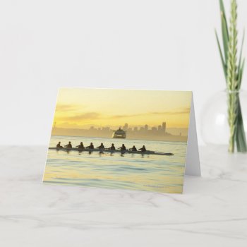 Rowing Team 2 Card by prophoto at Zazzle