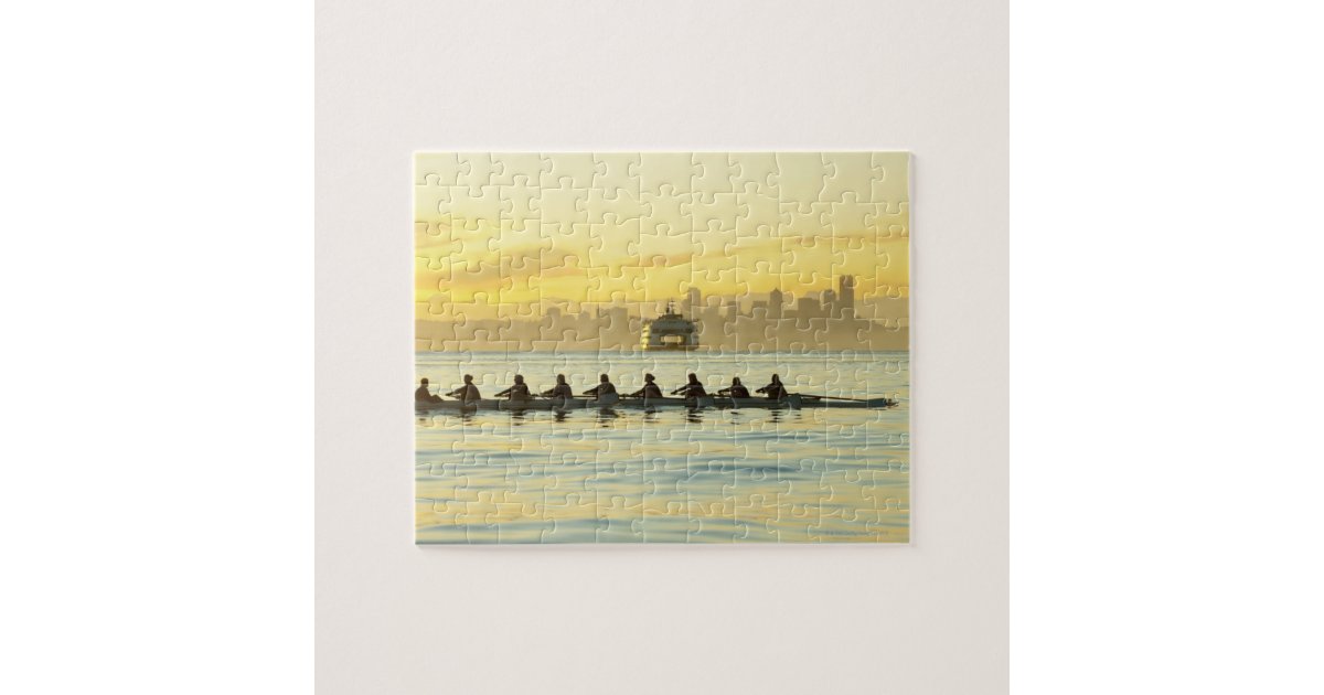 Rowing Team 2 Jigsaw Puzzle Zazzle