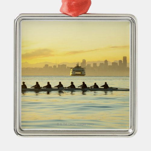 Rowing Team 2 Metal Ornament