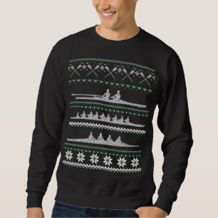 Rowing Team Funny Noel Gift Ugly Christmas Sweater