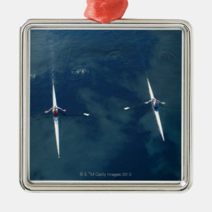 Rowing Team Metal Ornament