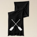 Rowing Team Paddles Scarf<br><div class="desc">Crossed paddles for a row team.</div>